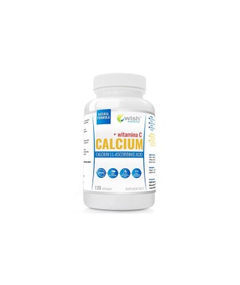 Calcium + Vitamin C - 120caps.