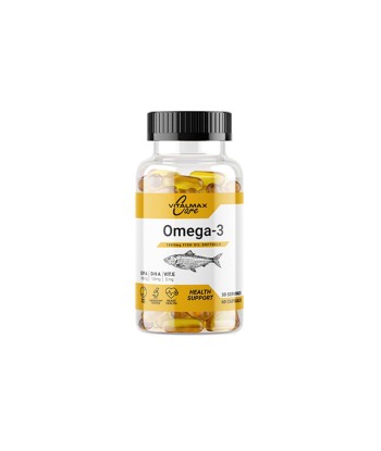 Omega-3 1000mg (Žuvų taukai) 60 kapsulių